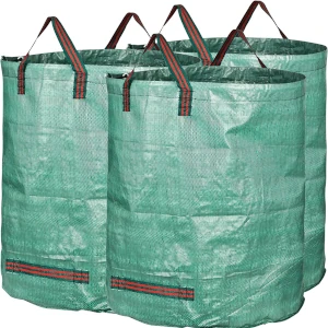 PROMO lot de 3 sacs de jardin 250 L – Jardisac très résistant avec  poignées, ramassage et transport des déchets verts de jardin (feuilles,  branches, herbe…) BAGUTIL par SO BAG France : : Jardin